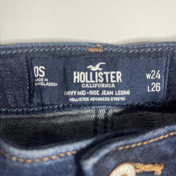 Hollister OS Women's Curvy Mid-Rise Jean Legging - Picture 3 of 4